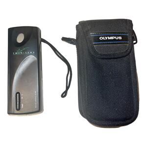 ANSCO Motorized Vision Twin Lens 110 Film Camera & Olympus Case